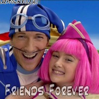 Sportacus&Stephanie - Friends forever